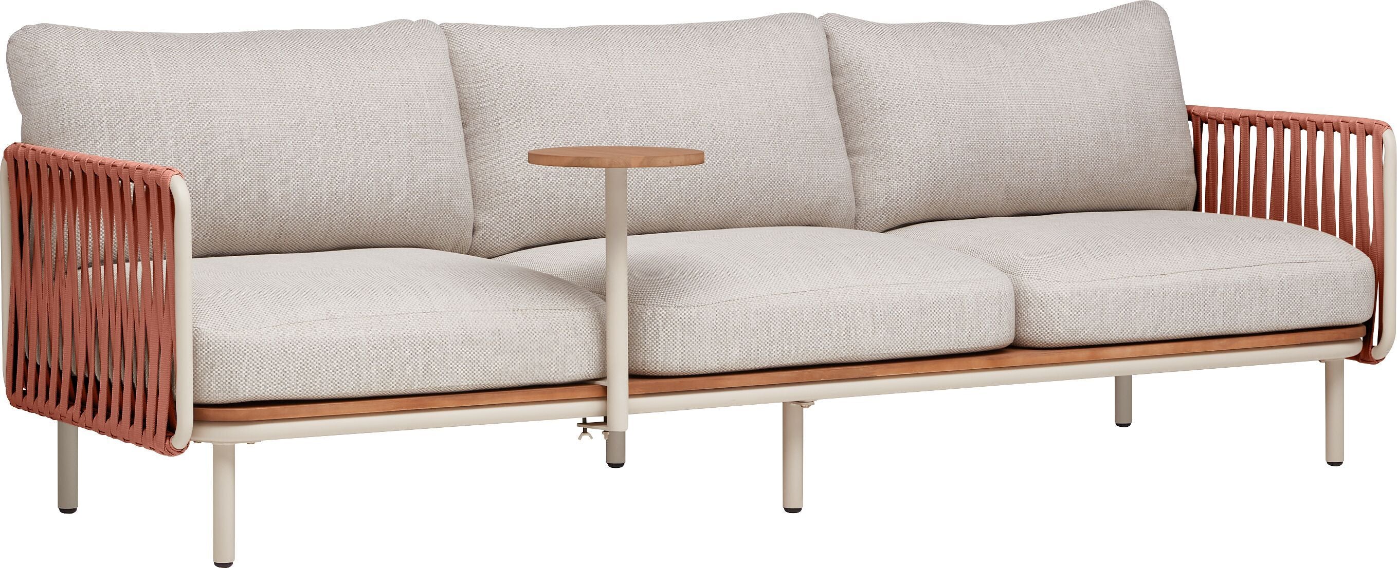 NIHOA Sofa Anstecktisch_Rope Terracotta - Terra