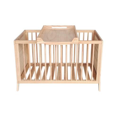 Lit bébé évolutif 60x120 MARELIA BOIS Naturel - THEO