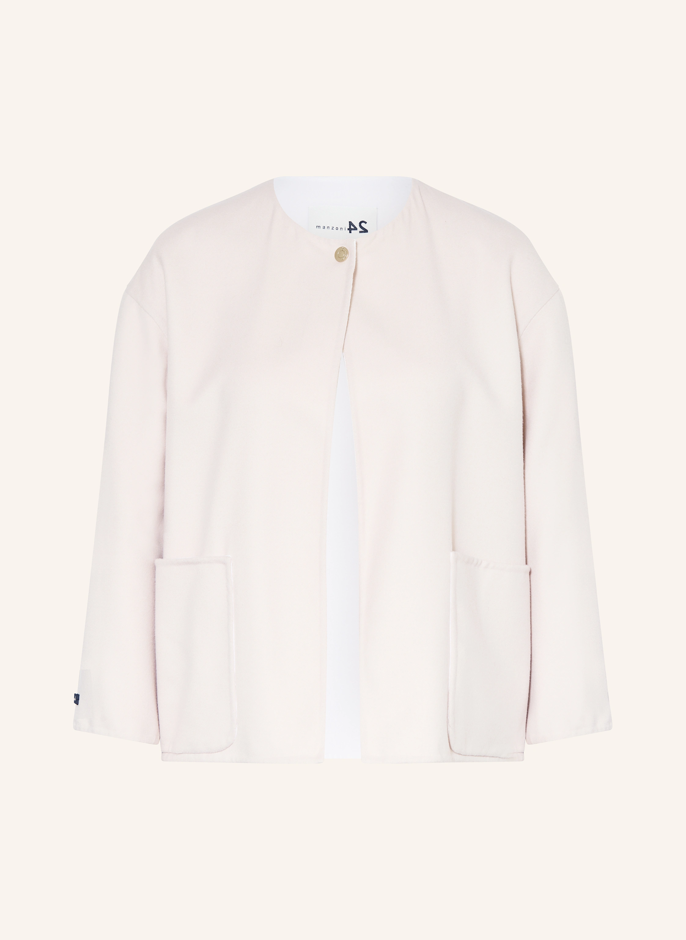 manzoni 24 Kastenjacke mit 3/4-Arm