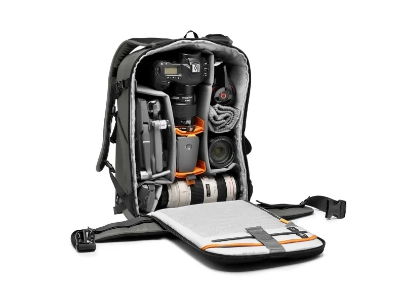 Lowepro Flipside 400 AW III - Rygsæk til digitalkamera med objektiver - 600D ripstop polyester, 600D polyester, 150D 148T polyester Canvex - mørkegrå - 15