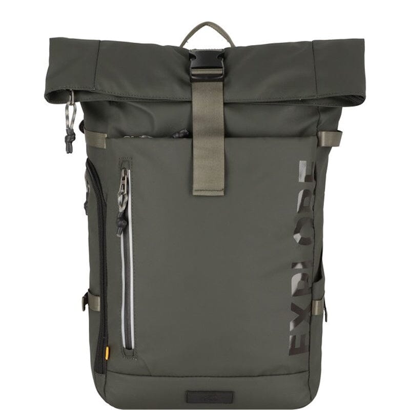 Camel Active Explore Rolltop Backpack Khaki