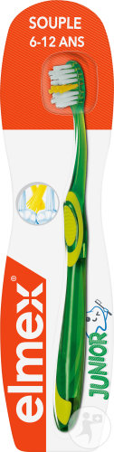 Elmex Junior Brosse À Dents Souple 6-12 Ans 1 Pièce