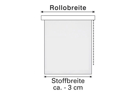 Rolgordijn Gardinia EasyFix zonder boren, Lilly Green wit, 60x160 cm, inclusief klembeugels