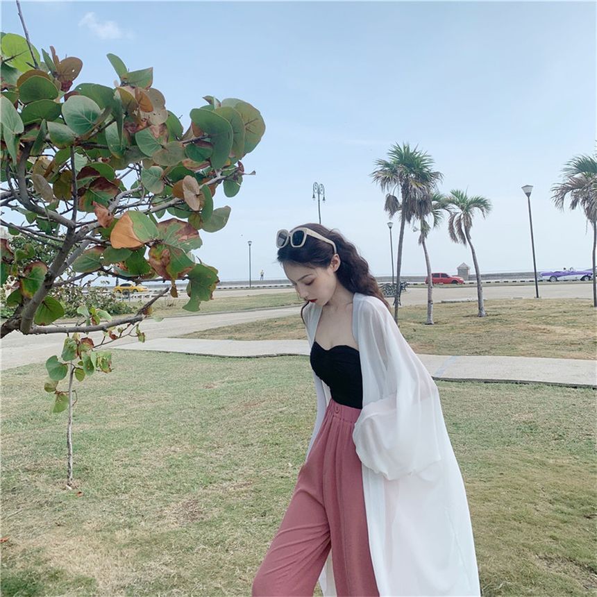 Sienne - Chiffon lange jas