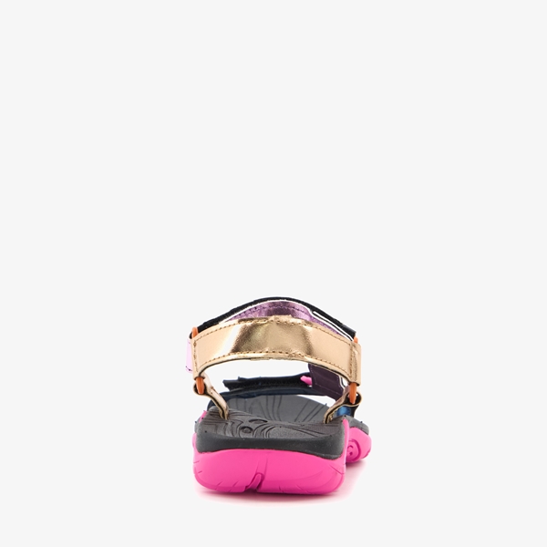 Blue Box meisjes sandalen met metallic bandjes