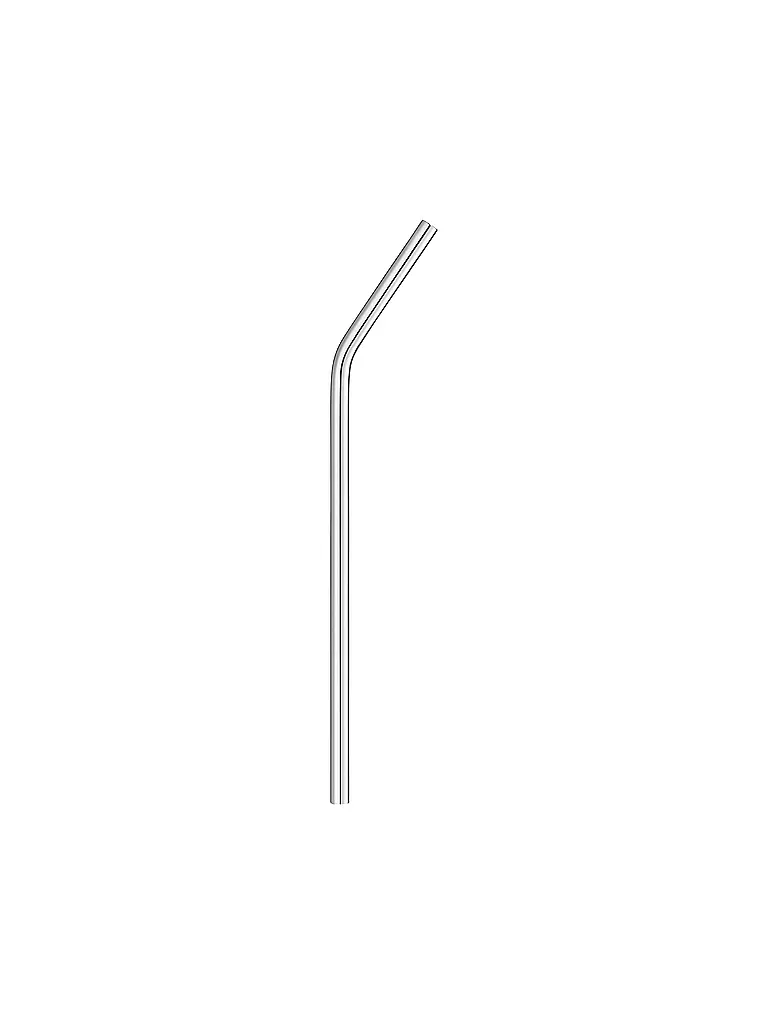 WMF Baric Cromargan Trinkhalm-Set, 24 cm, 7-teilig inkl. Bürste silber