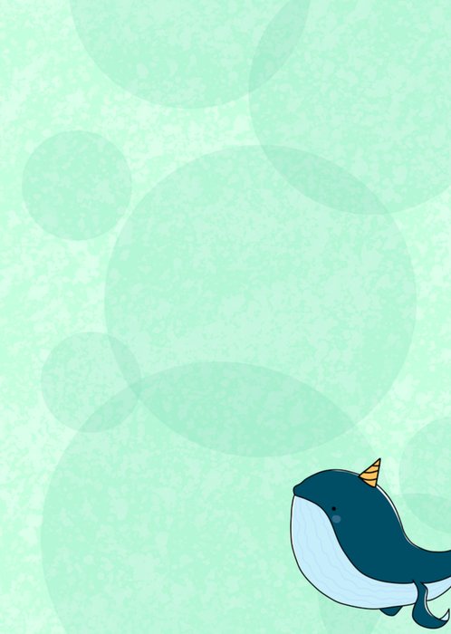 Liefs Jansje | Verjaardagskaart | Walvis