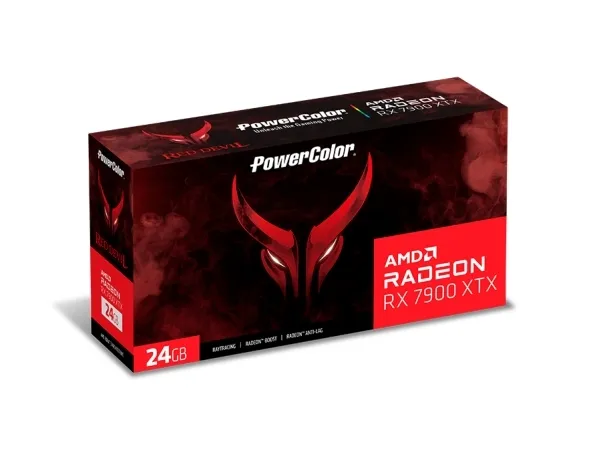 [OUTLET] - PowerColor Red Devil Radeon RX 7900 XTX - Grafikkort - Radeon RX 7900 XTX - 24 GB GDDR6 - PCIe 4.0 - HDMI, 3 x DisplayPort
