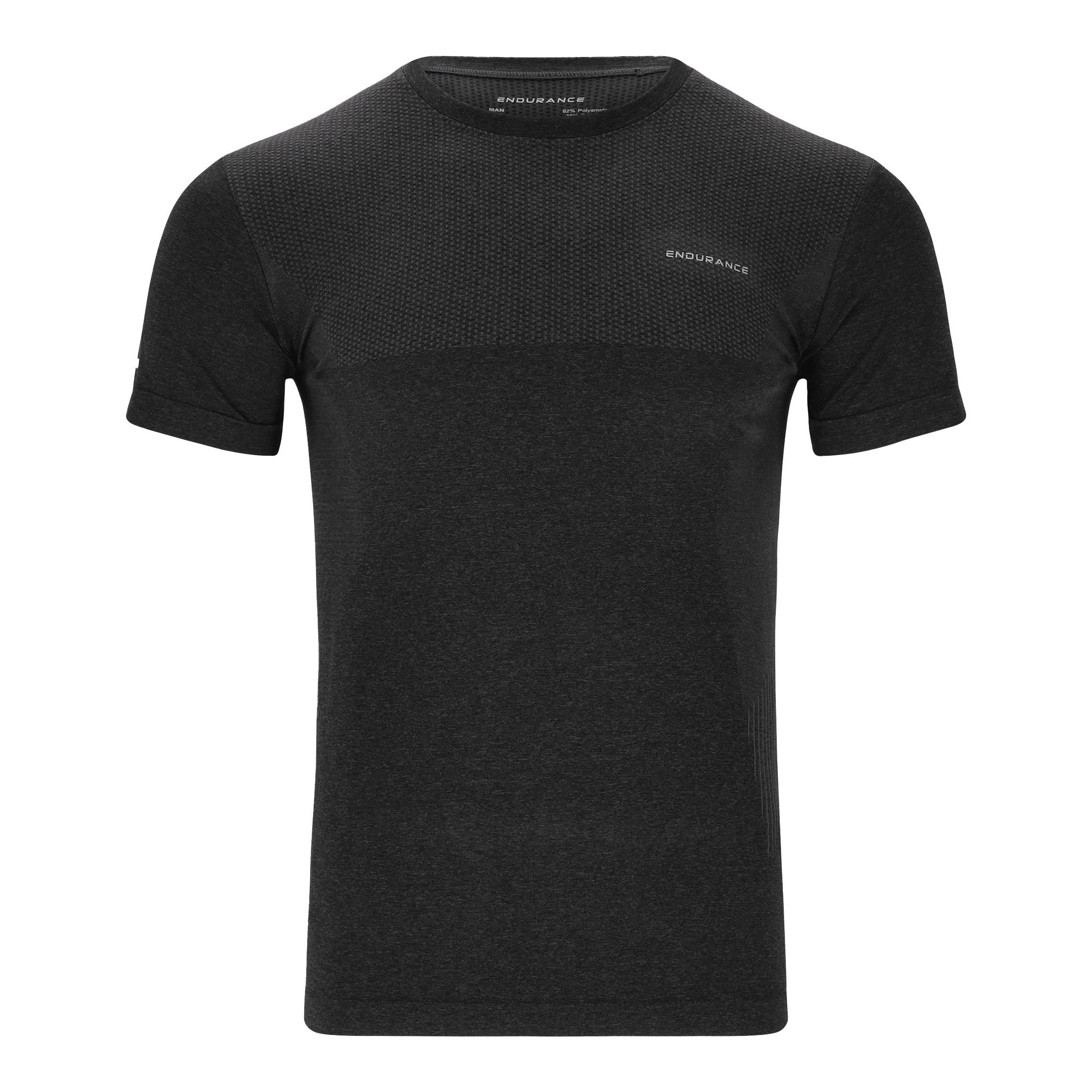 Endurance Jarono M Melange Seamless S-S Tee - Treningstøy