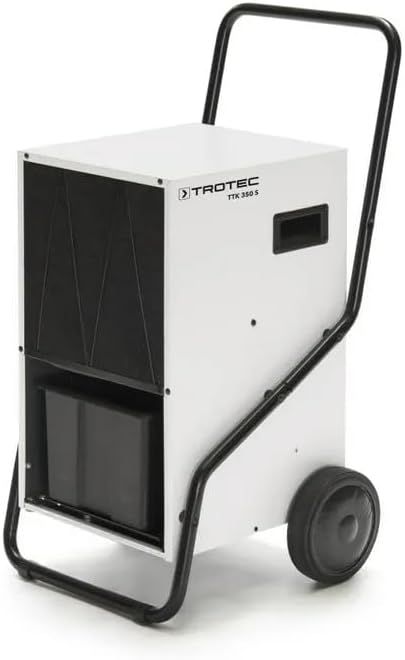 TROTEC Luftentfeuchter TTK 350 S – Leistung 70 L/Tag – Fläche 180 m² / 450 m³ – Bautrockner – für große Räume