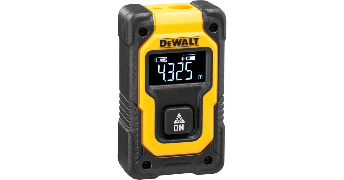 DEWALTDW055PL-XJ Pocket laserafstandsmeter - 16m  (Zwart/geel)