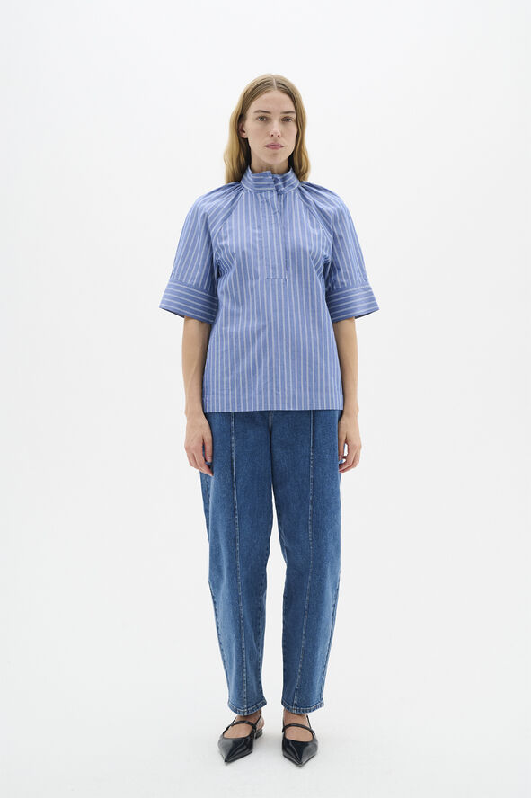 InWear MerlissaIW SS Shirt Blue stripes