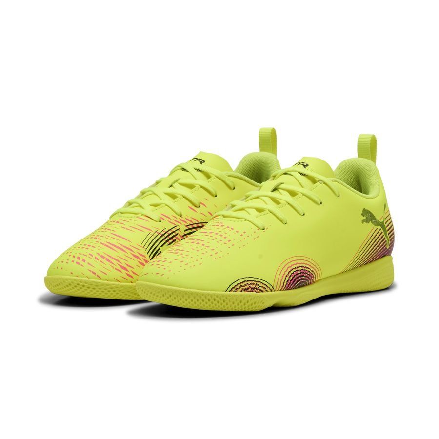 FUTURE 8 PLAY IT Jr Yellow Alert-PUMA Black-Sun Struck