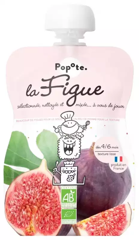 Petite gourde de Figue dès 6 mois - L'unité 120g