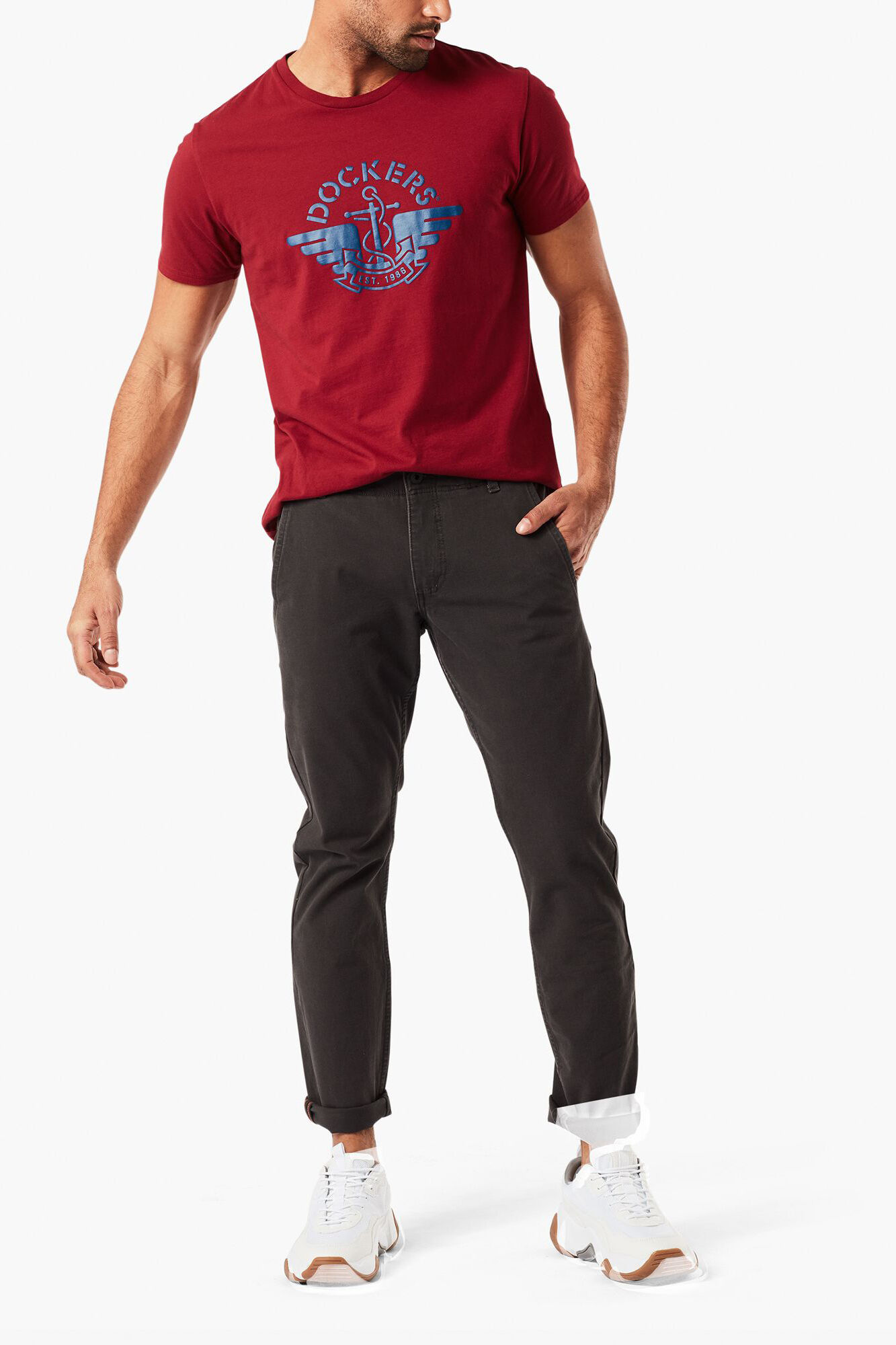 Calças Smart 360 Flex Skinny Fit - Cinza Escuro
