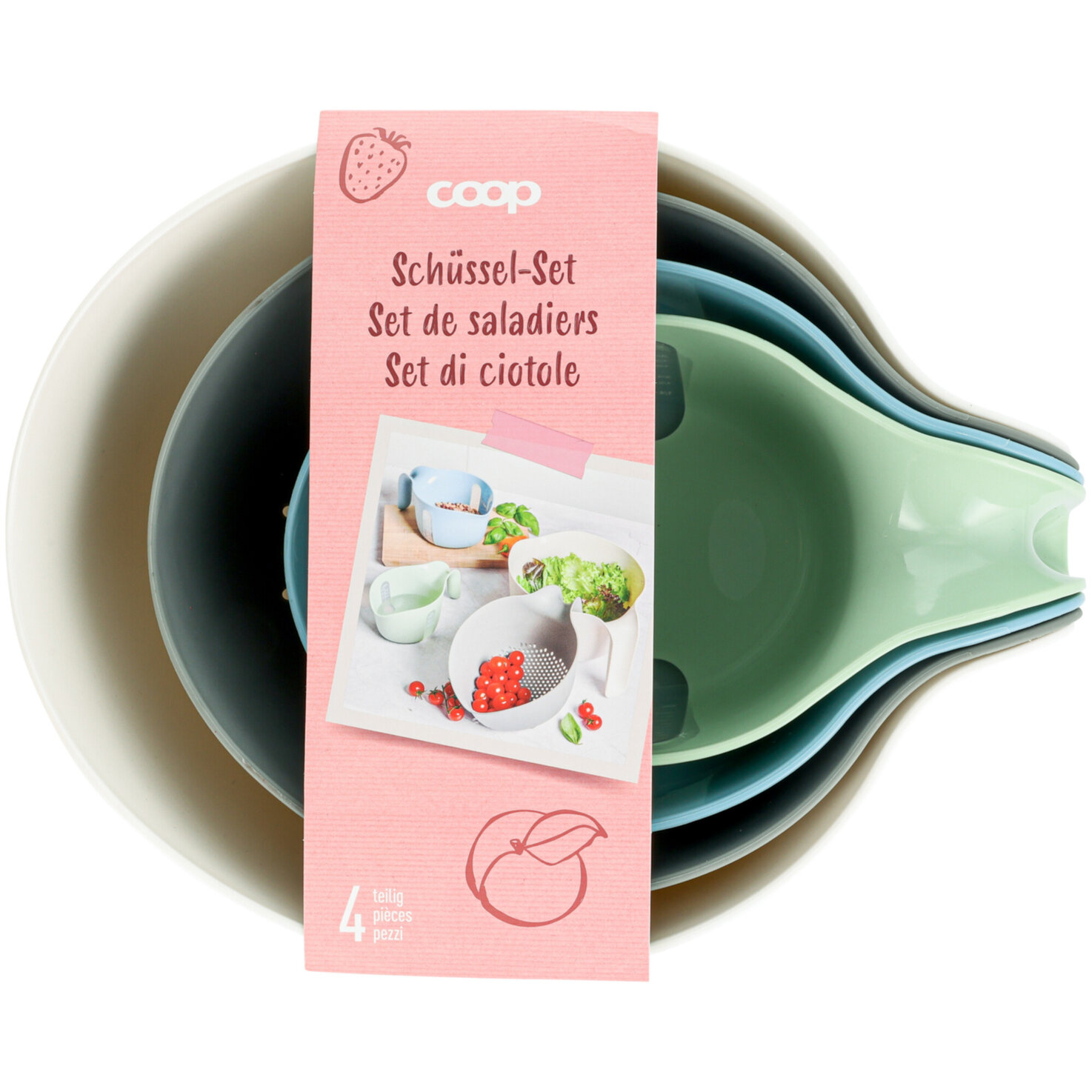 Schüssel-Set bunt 4 Stück