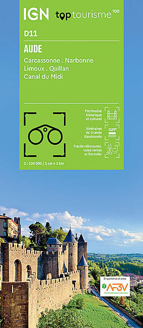 IGN - AUDE D11 TOP TOURISME 100 IGN