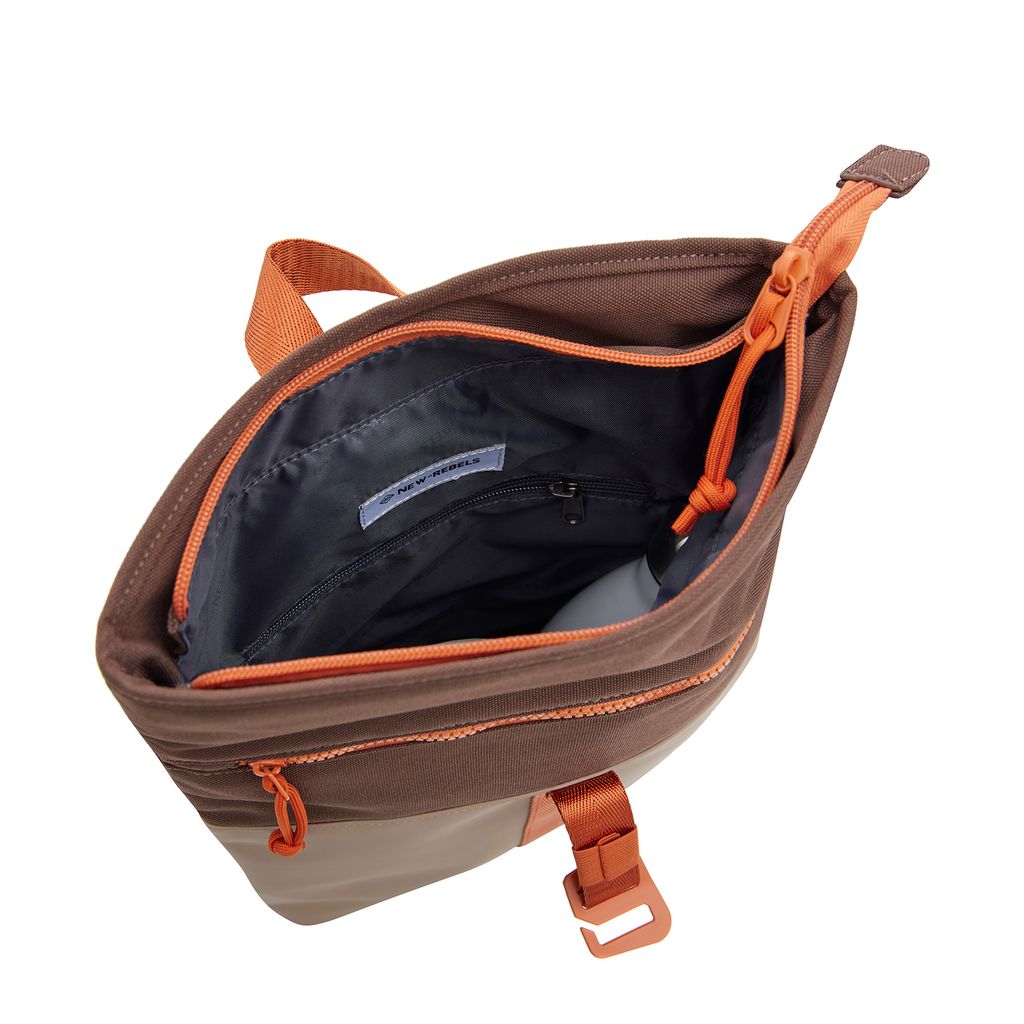 New Rebels Ferron Los Angeles Rolltop Backpack Mini Coffee
