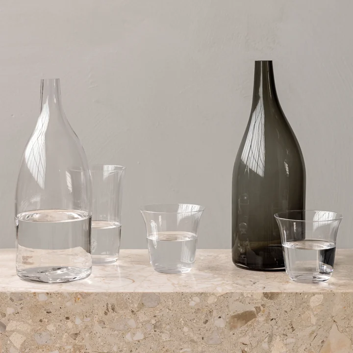 Audo - Strandgade Glas Karaffe H 26 cm, transparent