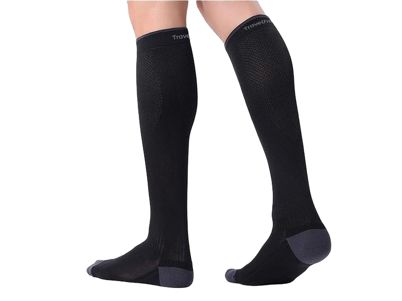 Travelhawk Black Compressiekousen - Set van 3