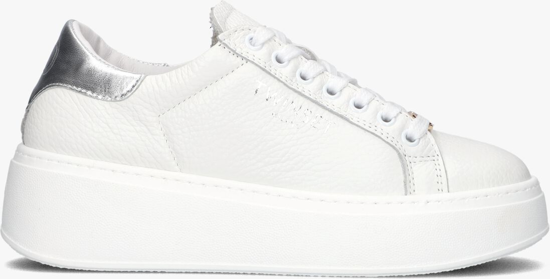TWINSET MILANO witte twinset milano lage sneakers 241tcp050