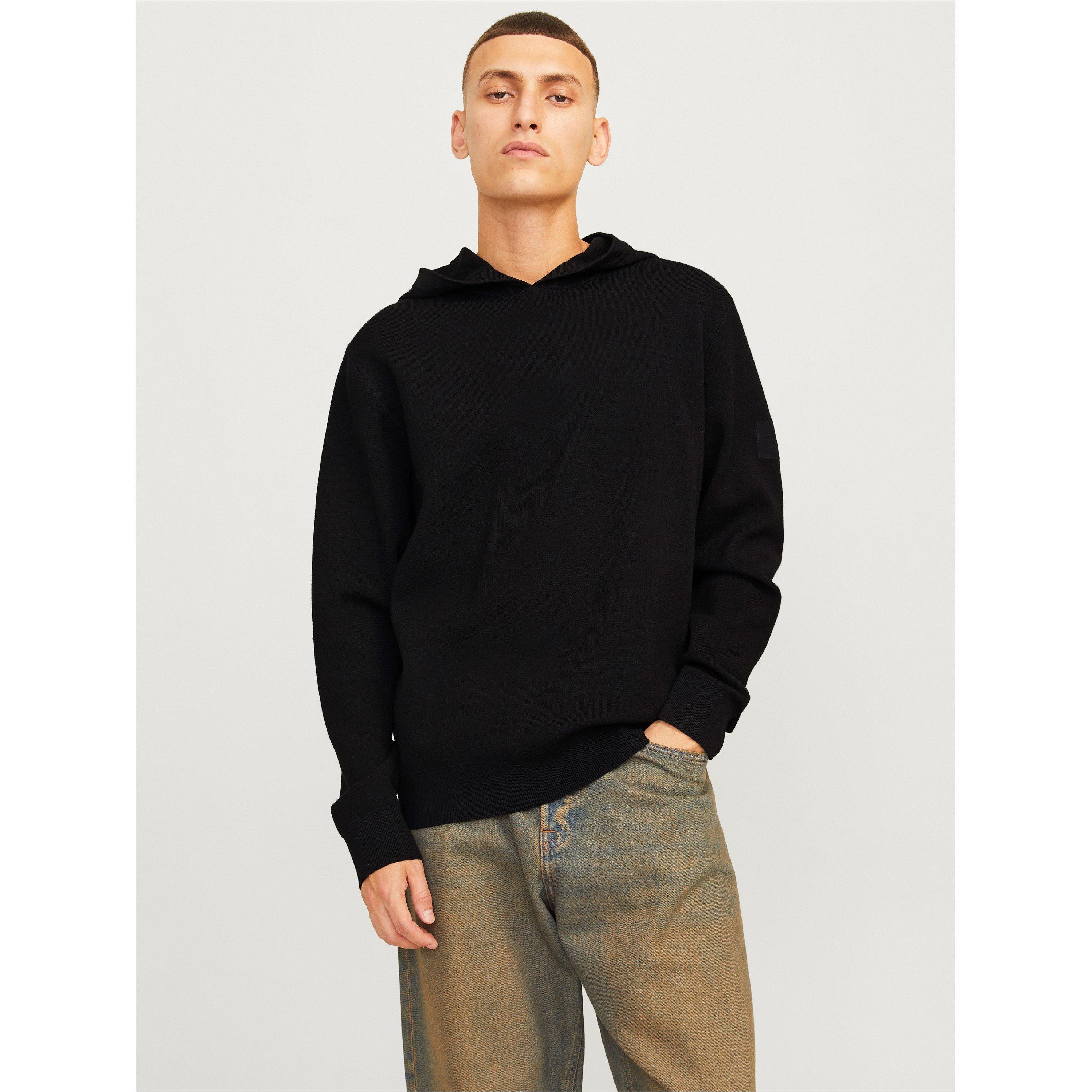 Jack and Jones J And J Knitted Hoodie Mens