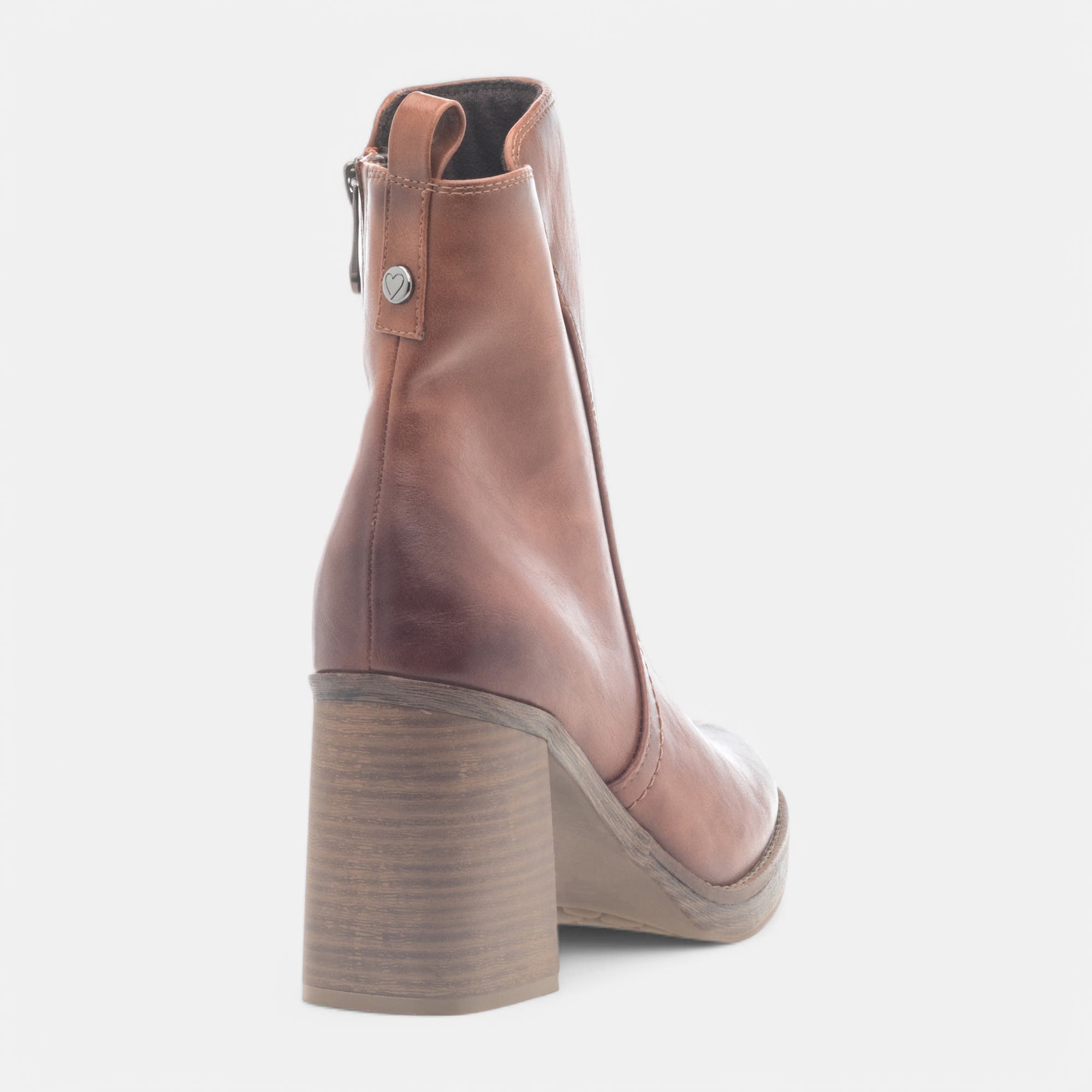Bottines à talon Femme cognac