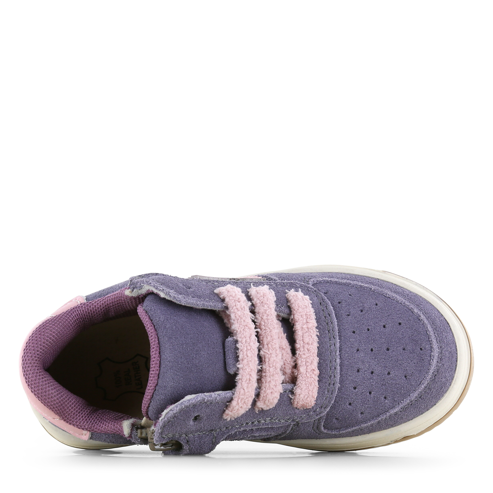 Shoesme lilafarbene Sneaker mit Reißverschluss