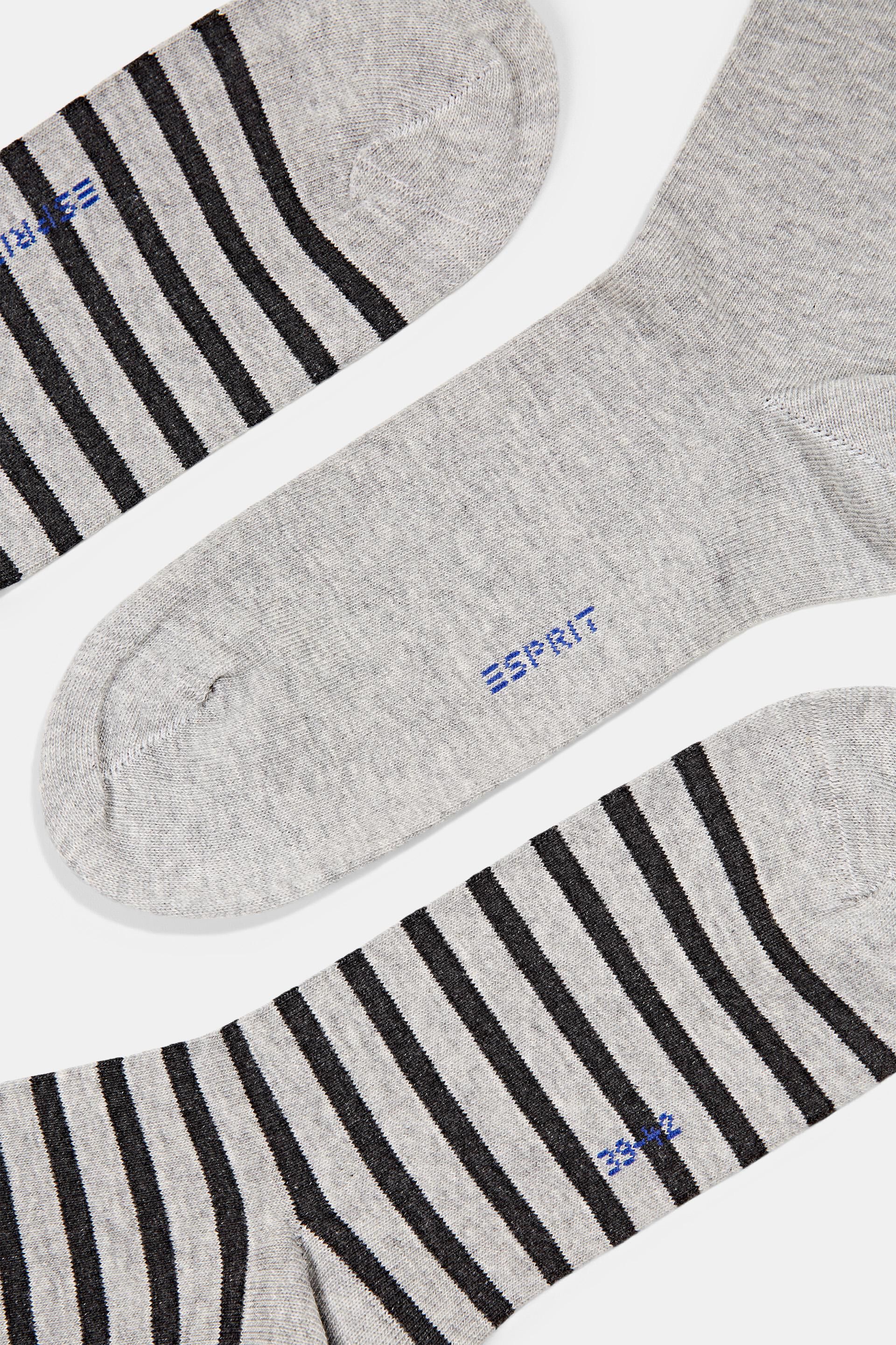 Lot de 2paires de chaussettes, en coton biologique