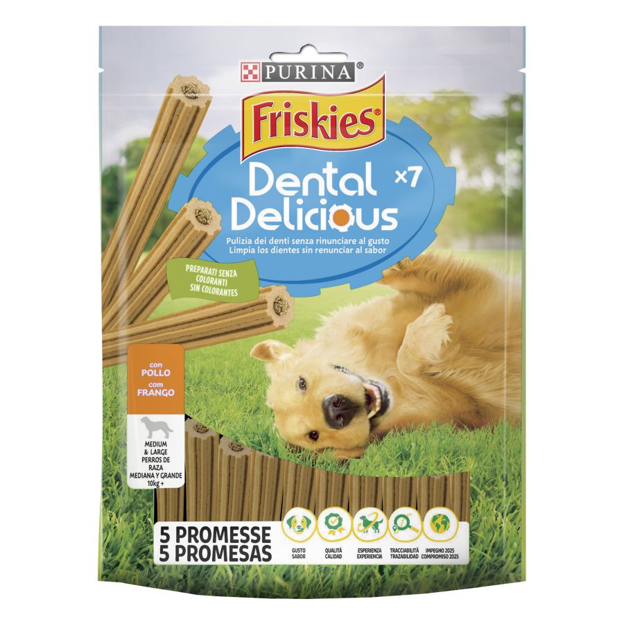 Friskies Delicioso Petisco Dental de Frango para Cães