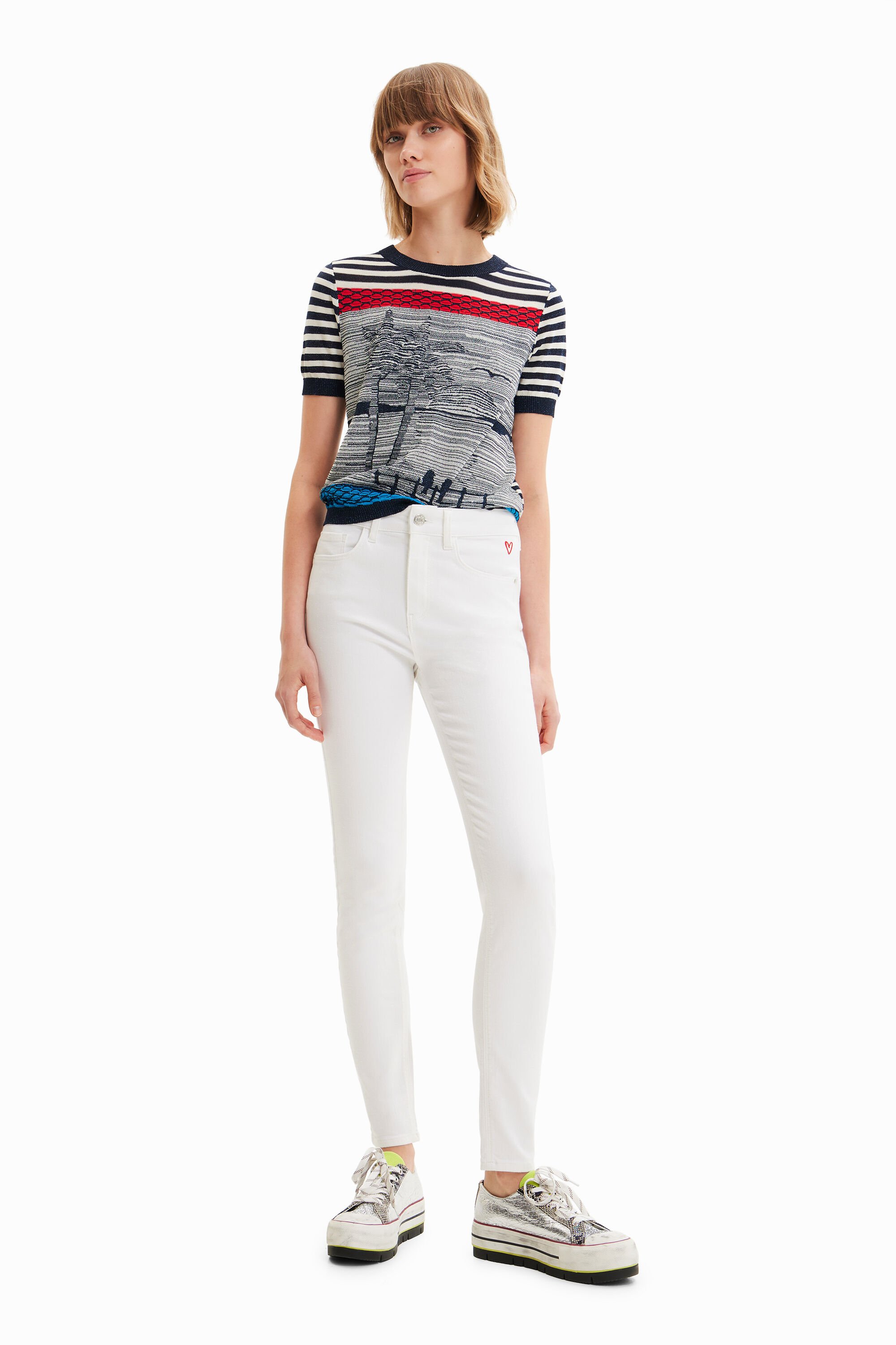 Jean skinny push-up