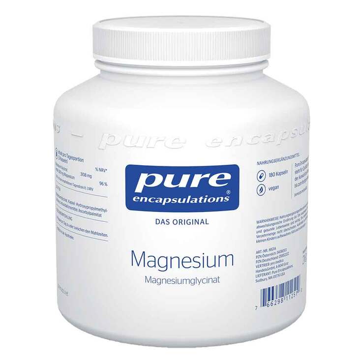 Pure Encapsulations Magnesium Magnesiumglycinat Kapseln, 180 St