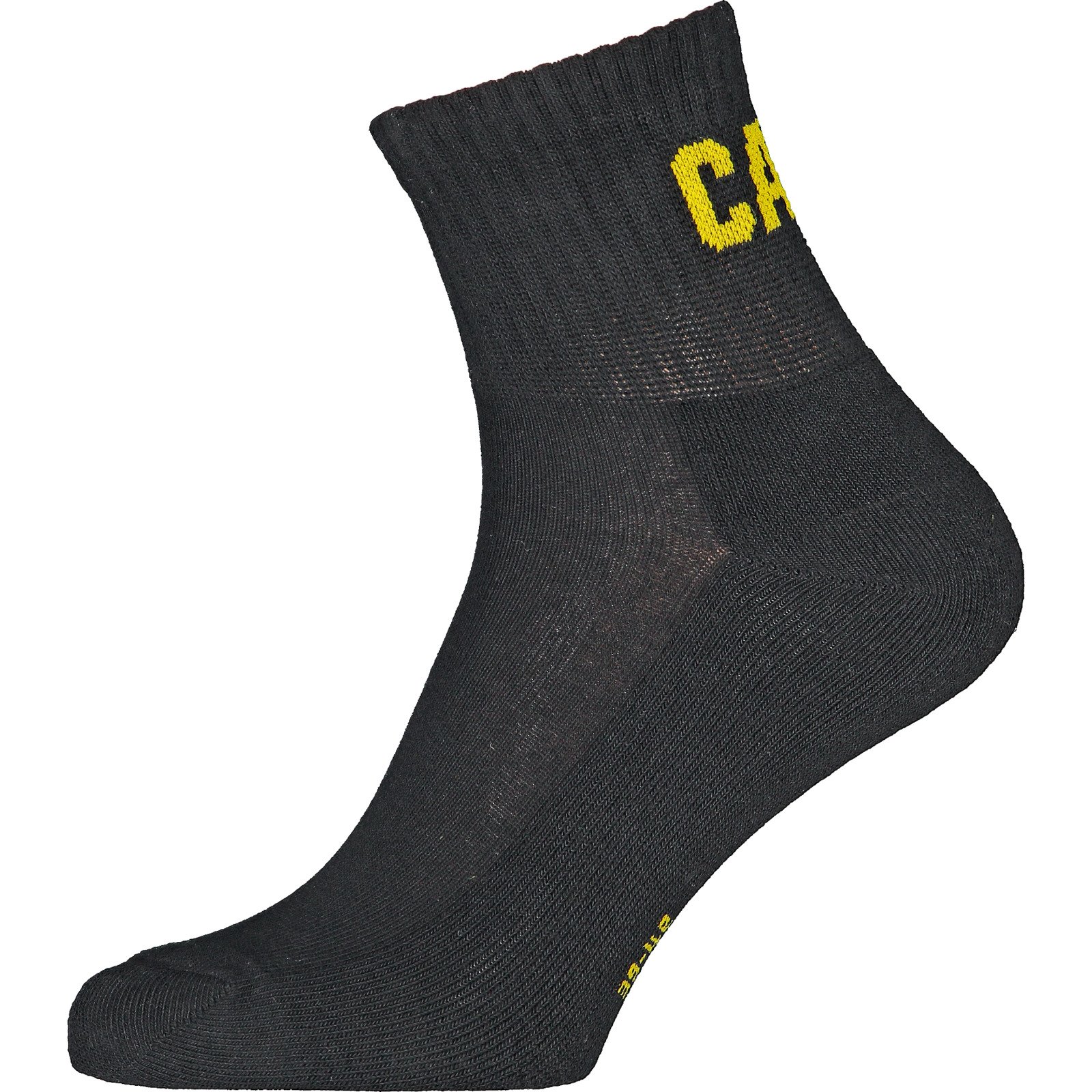 CAT Herren-Quartersocken schwarz, 3 Paar