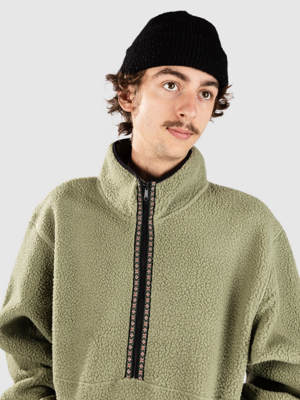 Rhythm Sherpa Sweater sage