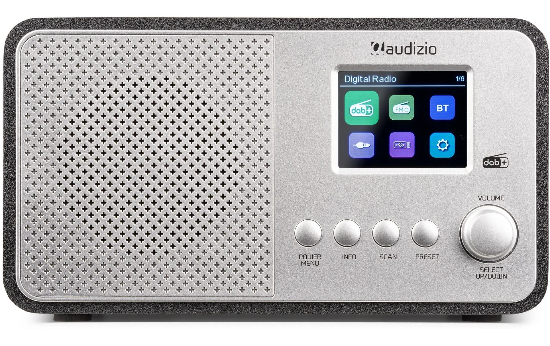 DAB+ Radio Avio SilberDAB+ Radio mit Bluetooth