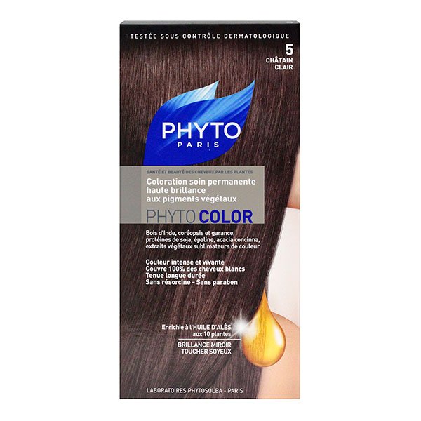 Phytocolor coloration soin permanente 5 châtain clair
