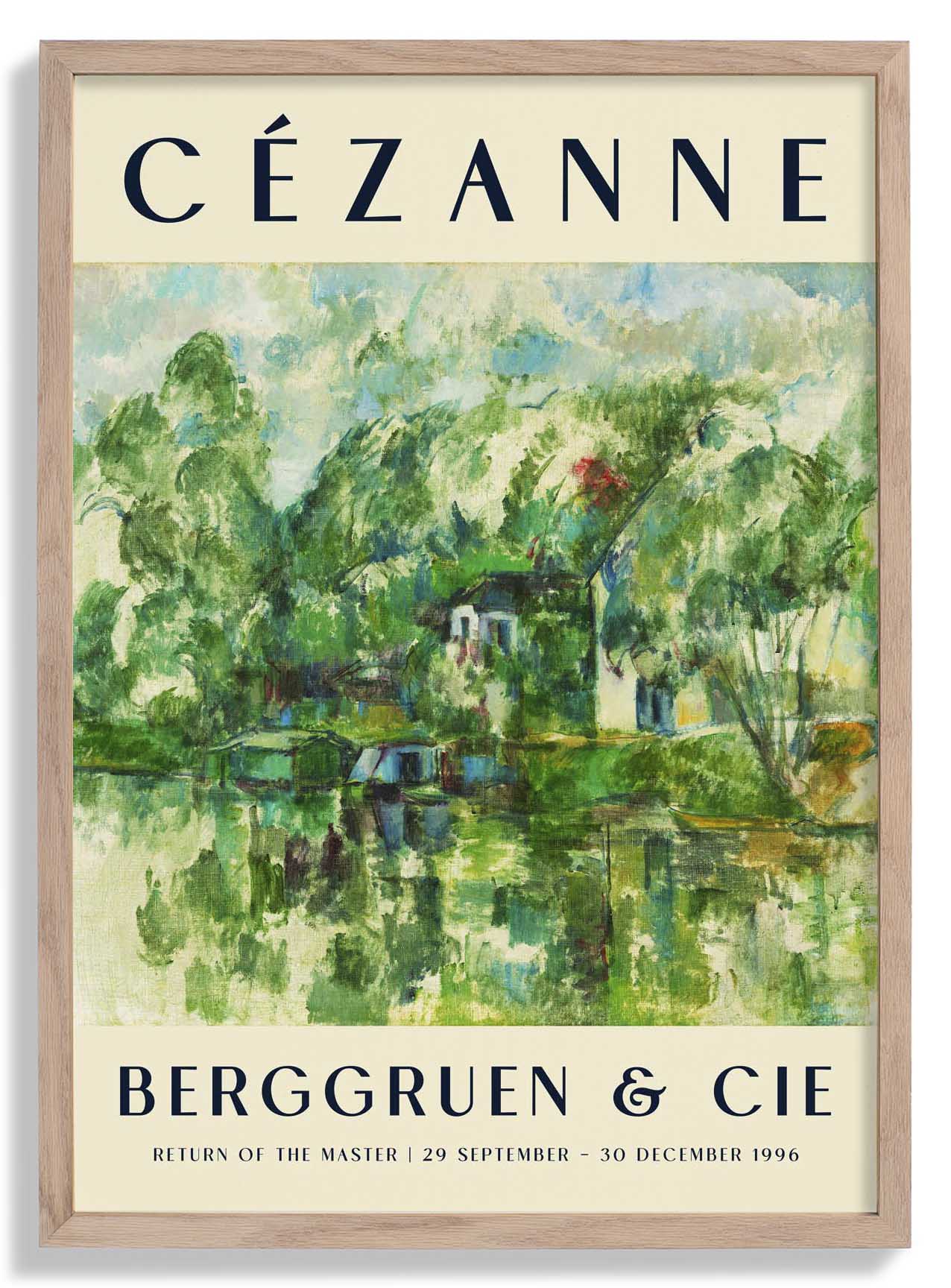 Cézanne At the Water's Edge Kunstausstellung