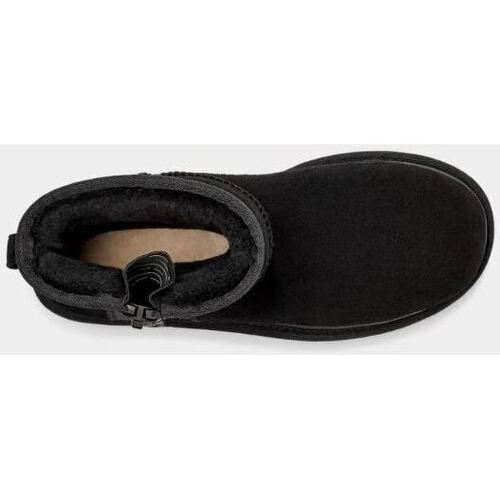 UGG - BOTASCLASSIC MINI ZIPPER TAPE LOGOMUJER Negro