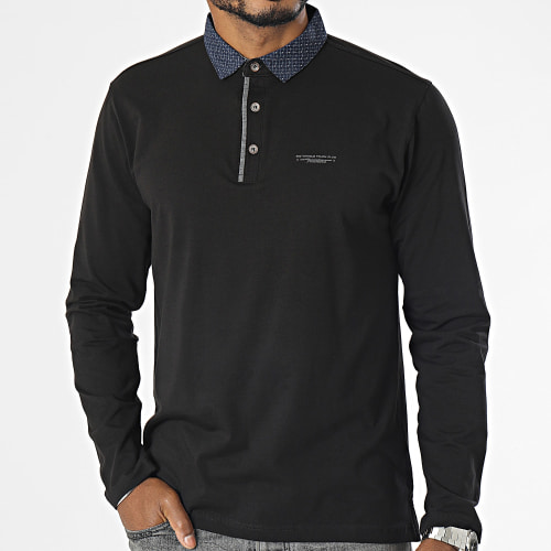 Polo Manches Longues Noir