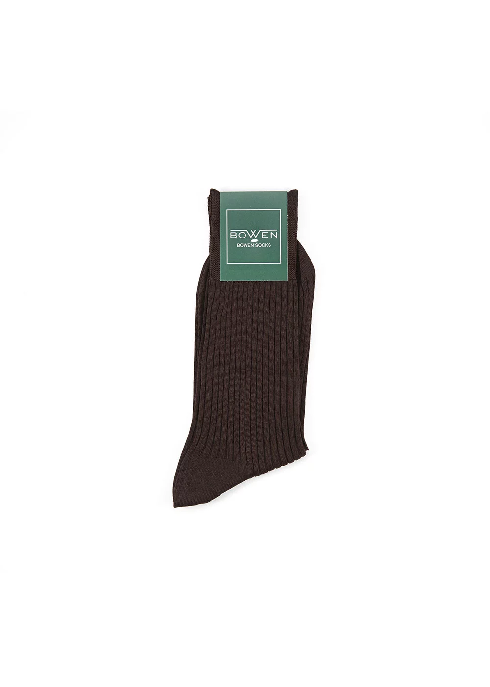 CHAUSSETTES COURTES COTON MARRON FONCE