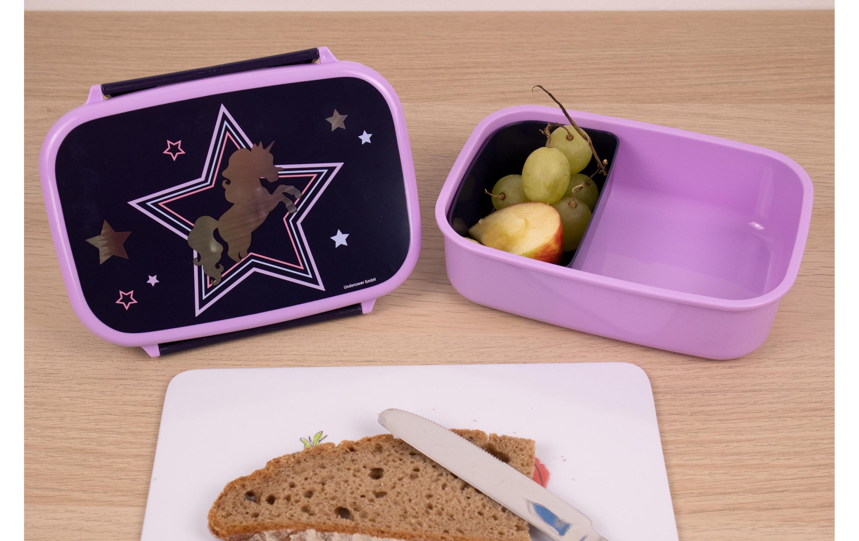 Lunchbox Einhorn Lila/SchwarzBrotzeitdose