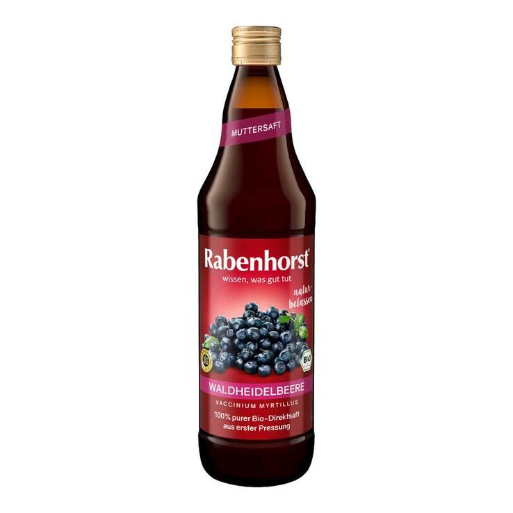 Rabenhorst Heidelbeer Muttersaft Bio, 700 ml