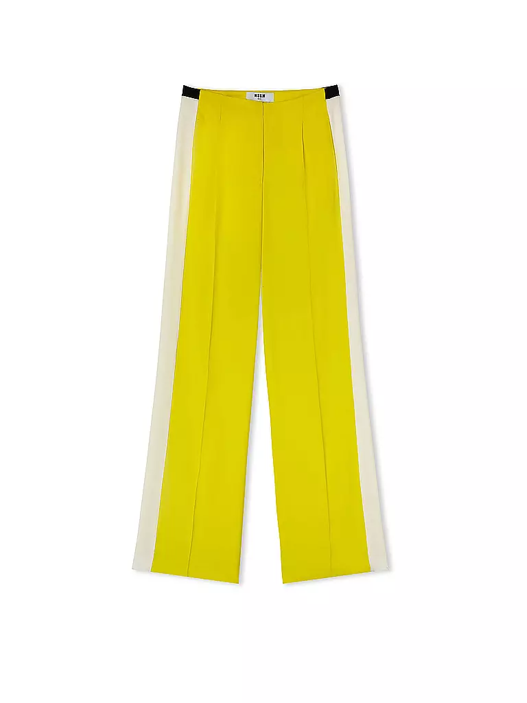 MSGM Hose Straight Fit gelb