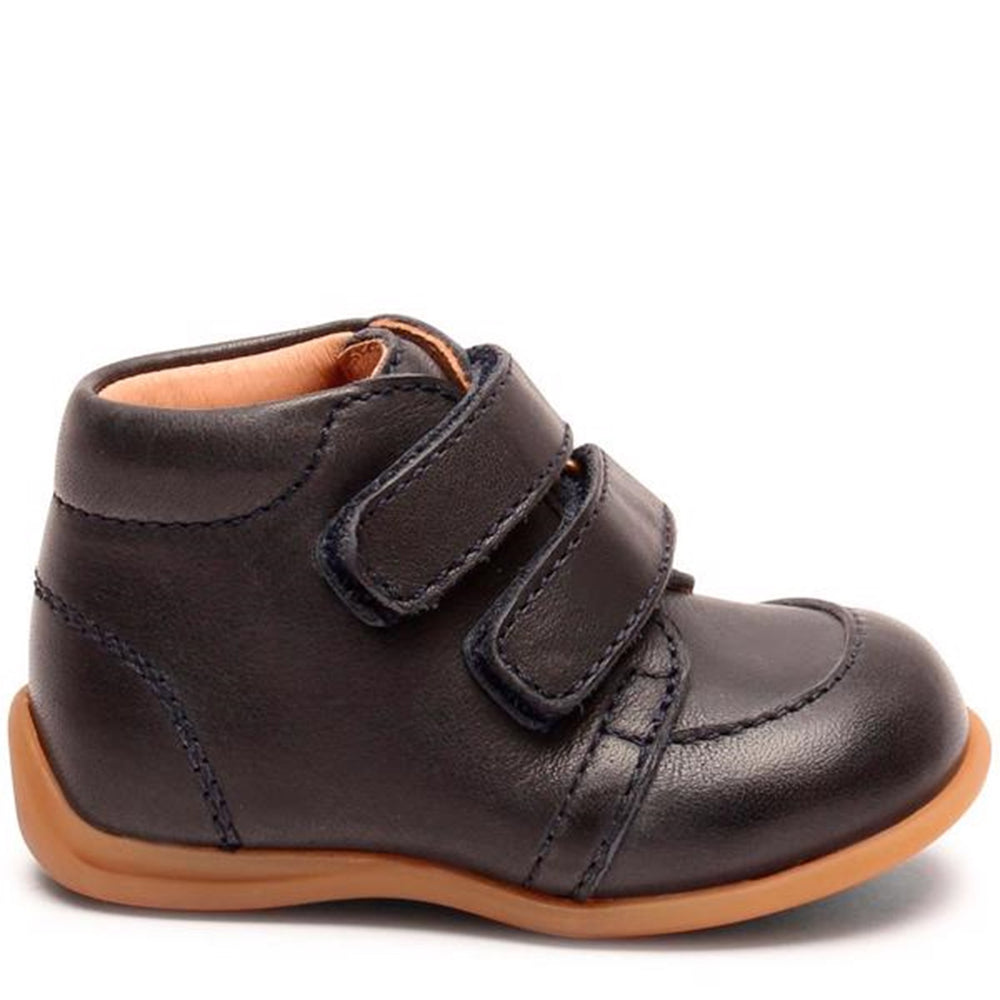 Begyndersko Luca Velcro Navy - Bisgaard → Luksusbaby.dk