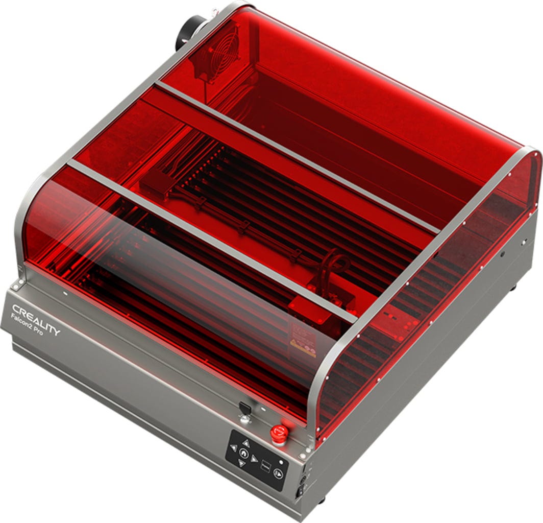Creality  Falcon2 Pro Lasercutter 60W    Geschlossener Lasergravierer für sicheres, effizientes Arbeiten