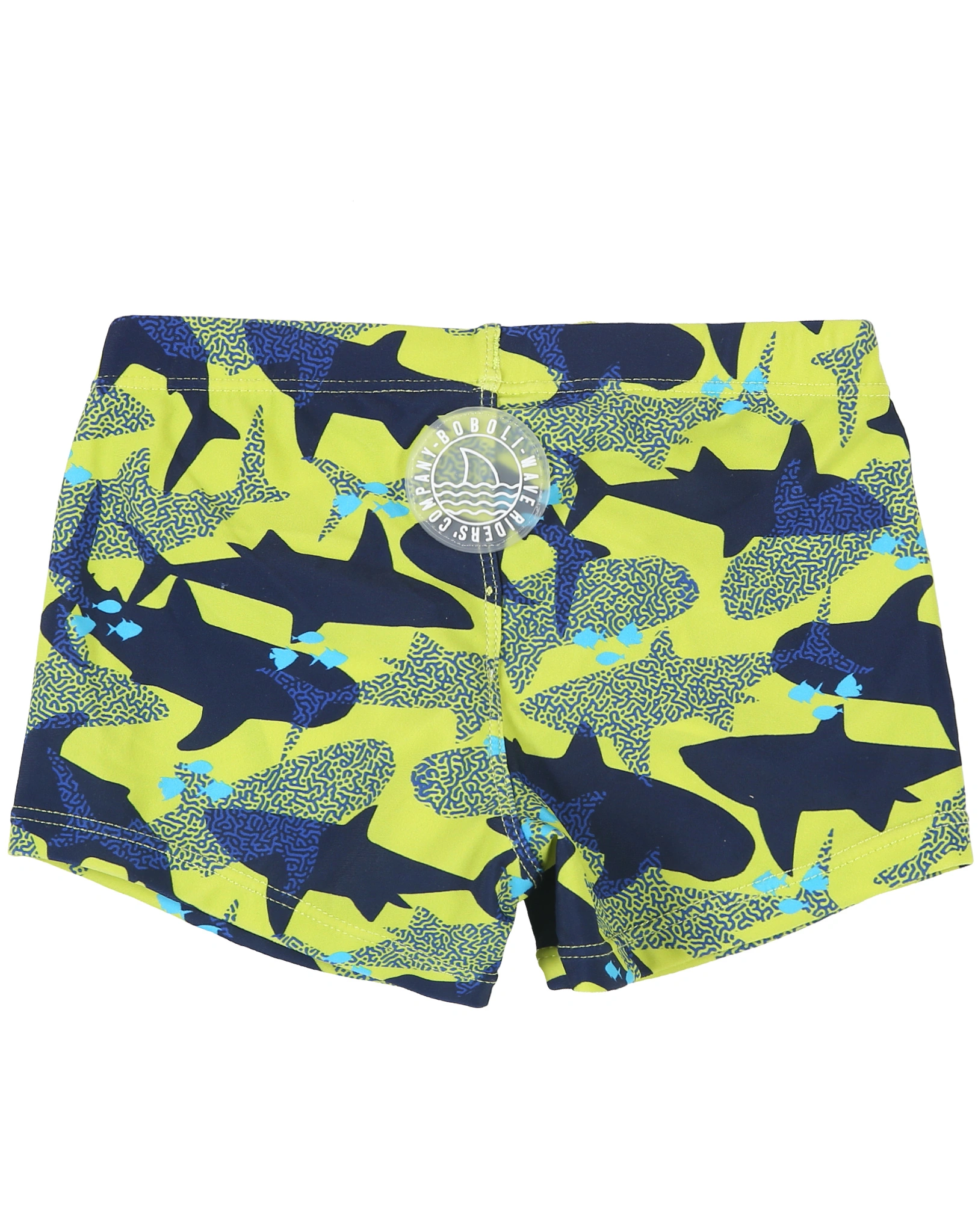 Badehose SHARKS in lime