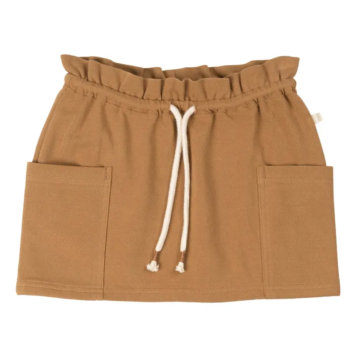 Minimalisma Jupe Coton Bio Edna | Caramel