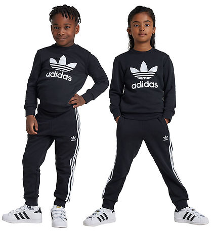 adidas Originals Sweatset - Trefoil - Schwarz m. Weiß