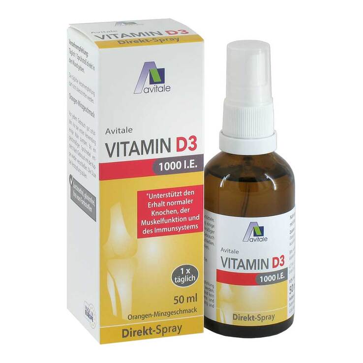 Vitamin D3 1000 I.E. Direkt-Spray, 50 ml