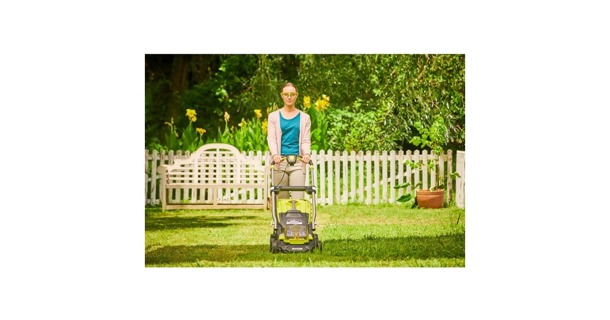 RyobiONE+ Brushless 40cm Grasmaaier  (Groen/zwart)
